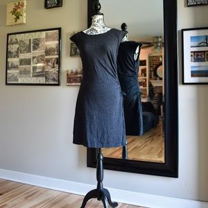 GRAY WORK DRESS